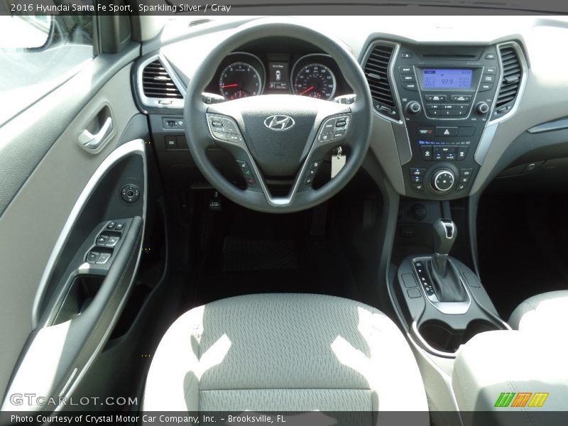 Sparkling Silver / Gray 2016 Hyundai Santa Fe Sport