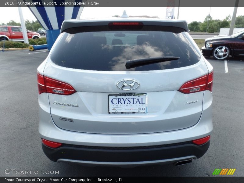 Sparkling Silver / Gray 2016 Hyundai Santa Fe Sport