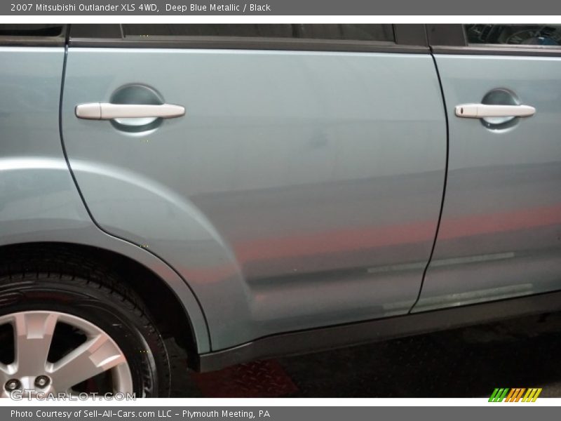 Deep Blue Metallic / Black 2007 Mitsubishi Outlander XLS 4WD
