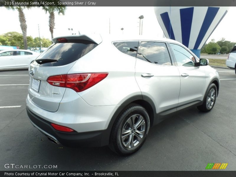 Sparkling Silver / Gray 2016 Hyundai Santa Fe Sport