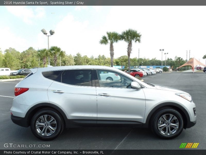 Sparkling Silver / Gray 2016 Hyundai Santa Fe Sport