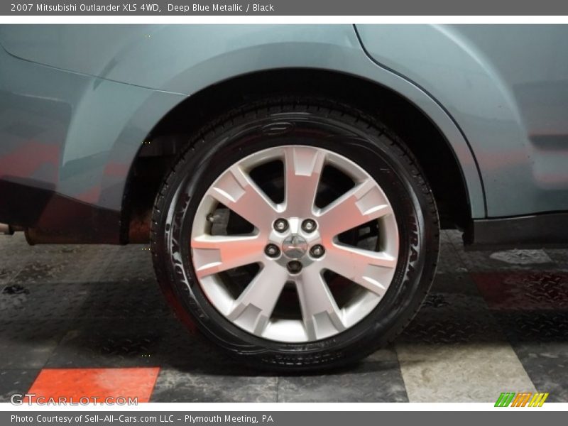 Deep Blue Metallic / Black 2007 Mitsubishi Outlander XLS 4WD