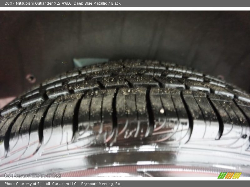 Deep Blue Metallic / Black 2007 Mitsubishi Outlander XLS 4WD
