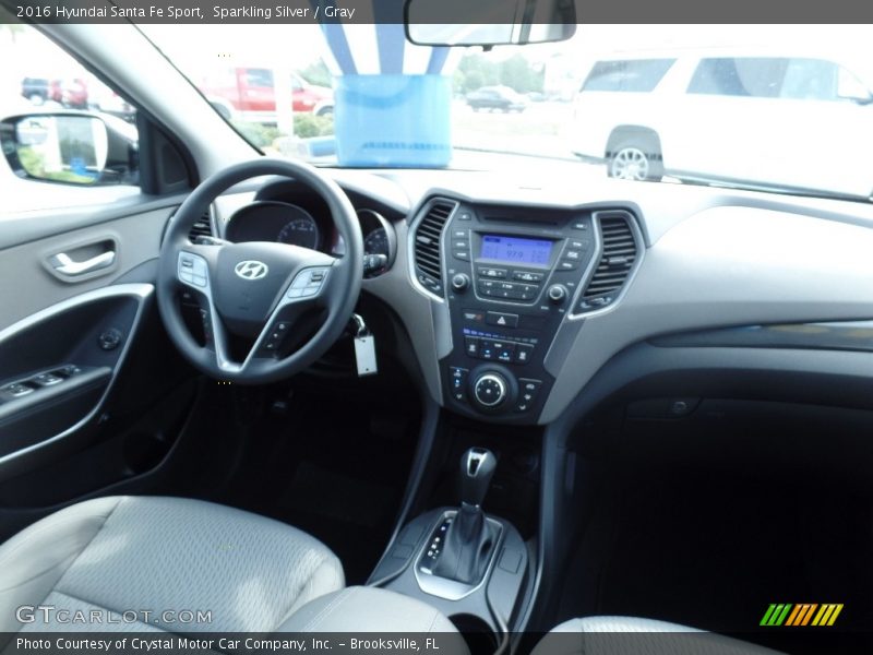 Sparkling Silver / Gray 2016 Hyundai Santa Fe Sport
