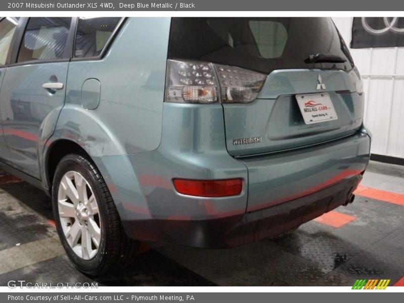 Deep Blue Metallic / Black 2007 Mitsubishi Outlander XLS 4WD