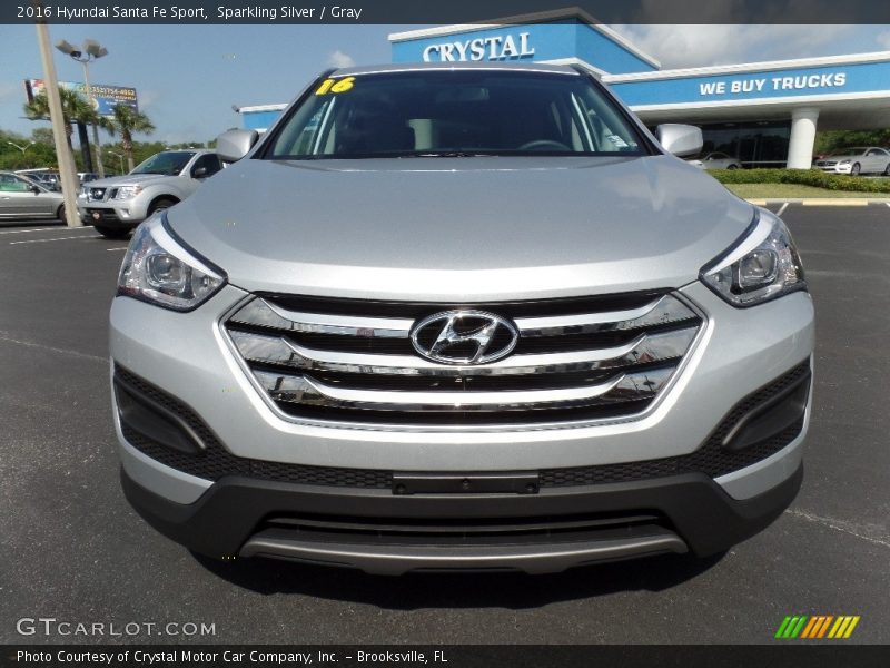 Sparkling Silver / Gray 2016 Hyundai Santa Fe Sport