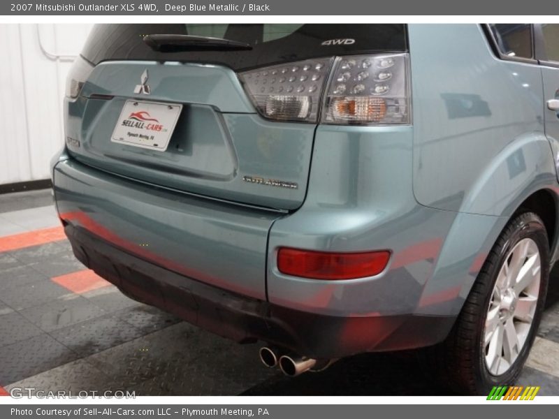Deep Blue Metallic / Black 2007 Mitsubishi Outlander XLS 4WD