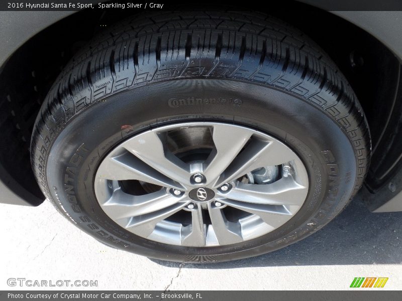 Sparkling Silver / Gray 2016 Hyundai Santa Fe Sport