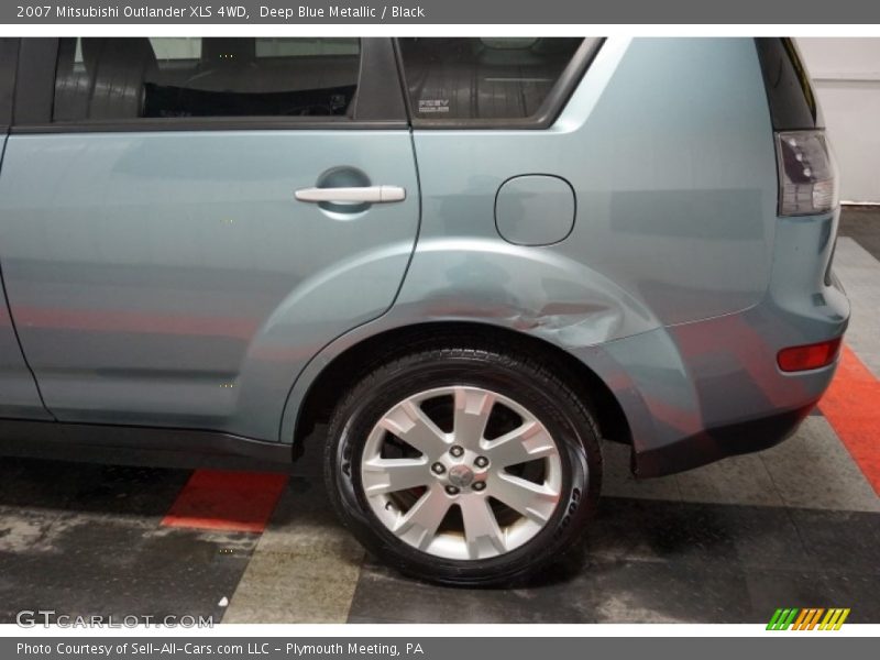 Deep Blue Metallic / Black 2007 Mitsubishi Outlander XLS 4WD