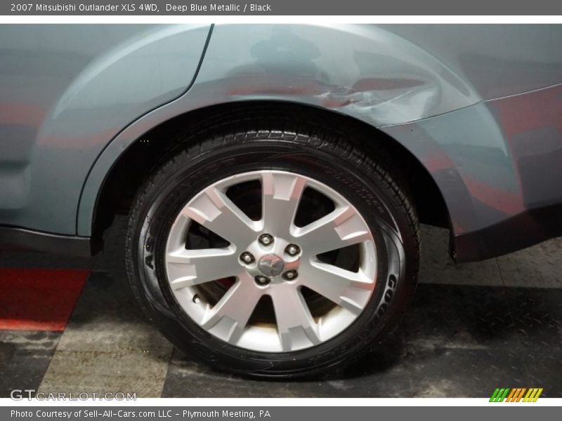 Deep Blue Metallic / Black 2007 Mitsubishi Outlander XLS 4WD