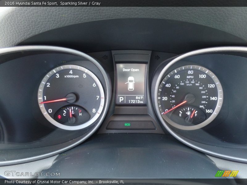 Sparkling Silver / Gray 2016 Hyundai Santa Fe Sport