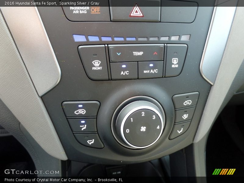 Sparkling Silver / Gray 2016 Hyundai Santa Fe Sport