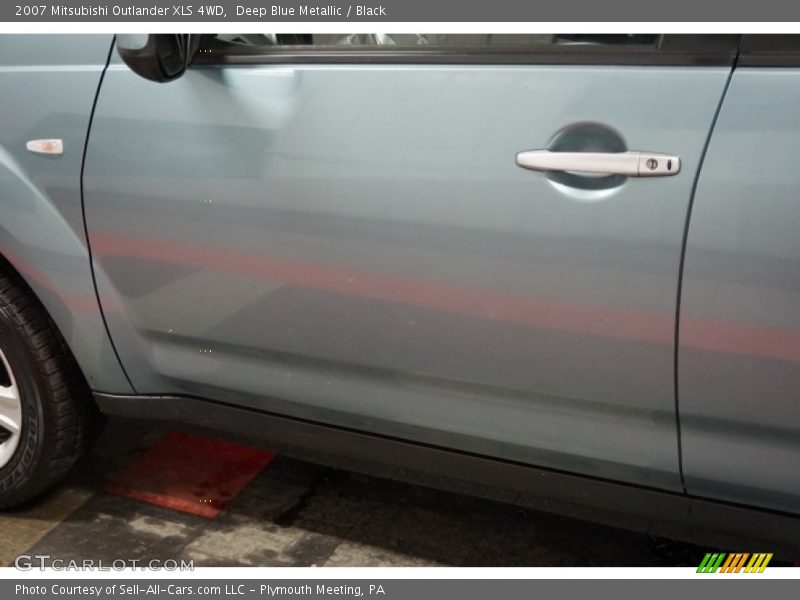 Deep Blue Metallic / Black 2007 Mitsubishi Outlander XLS 4WD