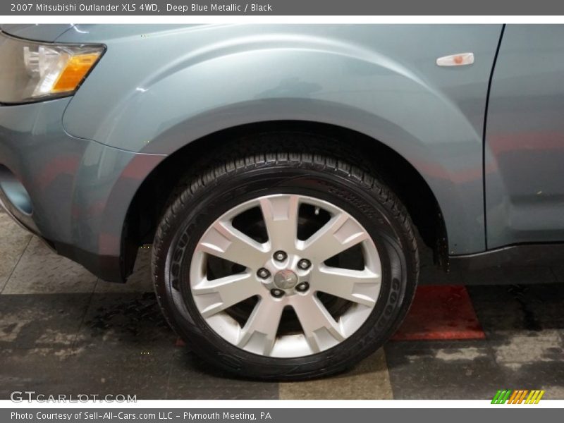 Deep Blue Metallic / Black 2007 Mitsubishi Outlander XLS 4WD