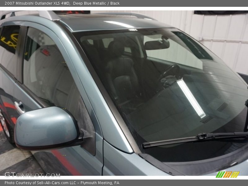Deep Blue Metallic / Black 2007 Mitsubishi Outlander XLS 4WD