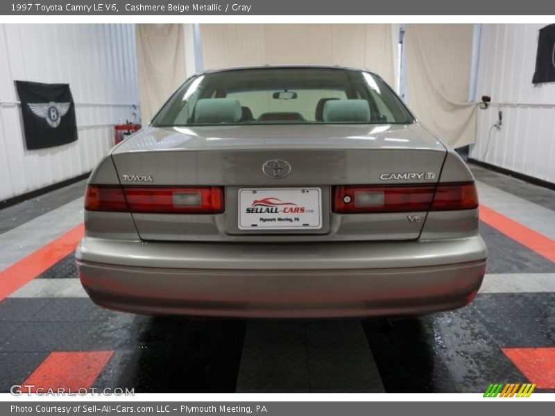 Cashmere Beige Metallic / Gray 1997 Toyota Camry LE V6