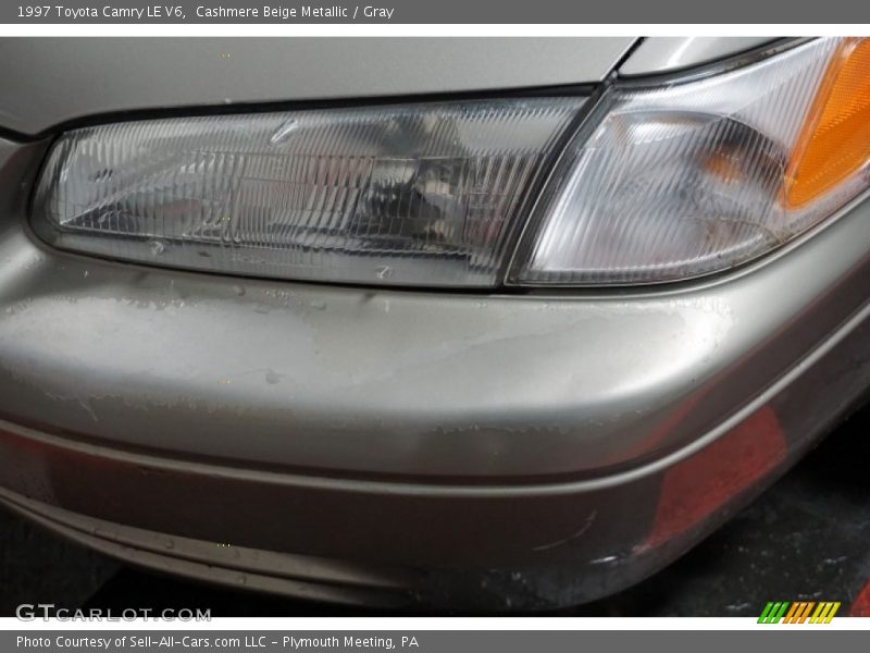 Cashmere Beige Metallic / Gray 1997 Toyota Camry LE V6