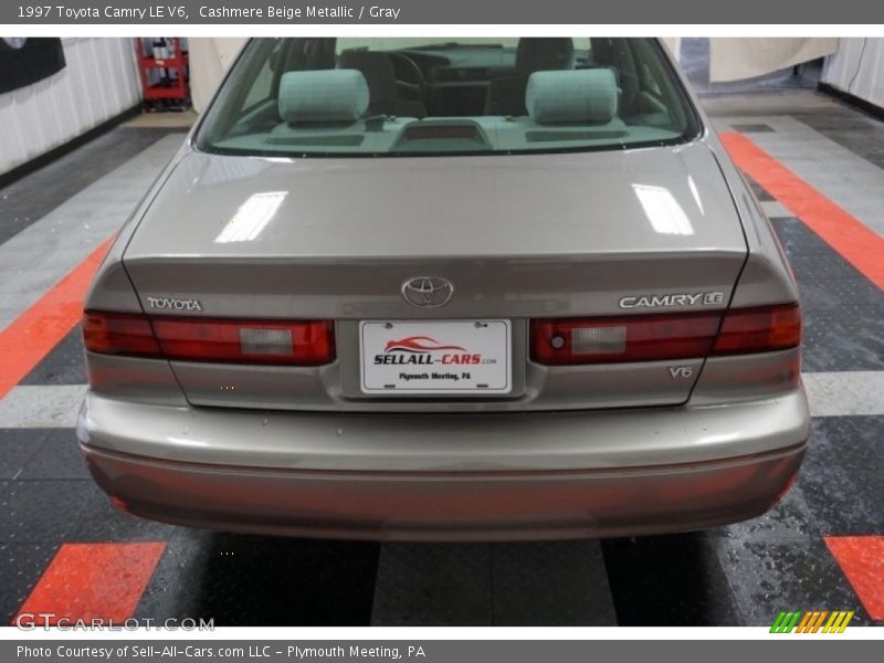 Cashmere Beige Metallic / Gray 1997 Toyota Camry LE V6