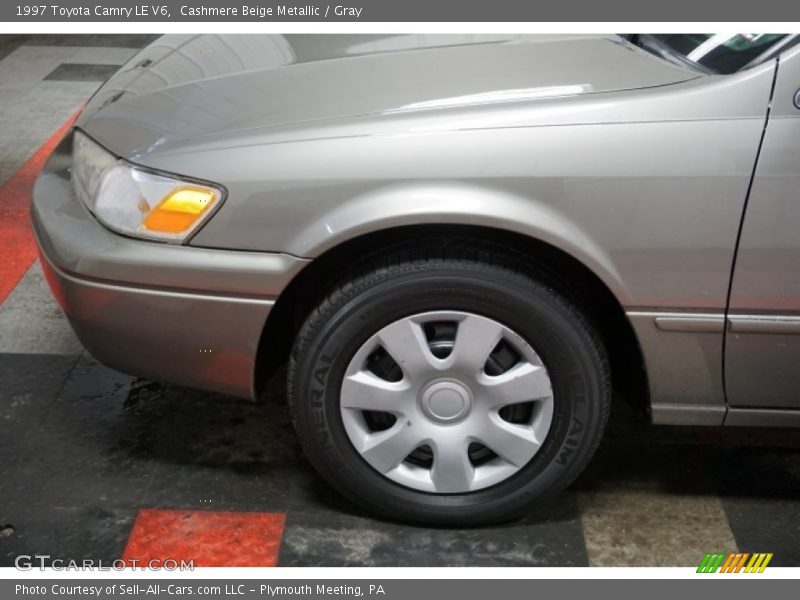 Cashmere Beige Metallic / Gray 1997 Toyota Camry LE V6