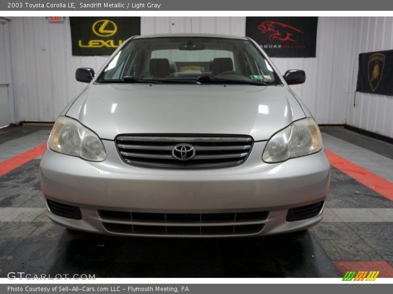 Sandrift Metallic / Light Gray 2003 Toyota Corolla LE