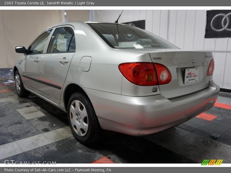 Sandrift Metallic / Light Gray 2003 Toyota Corolla LE