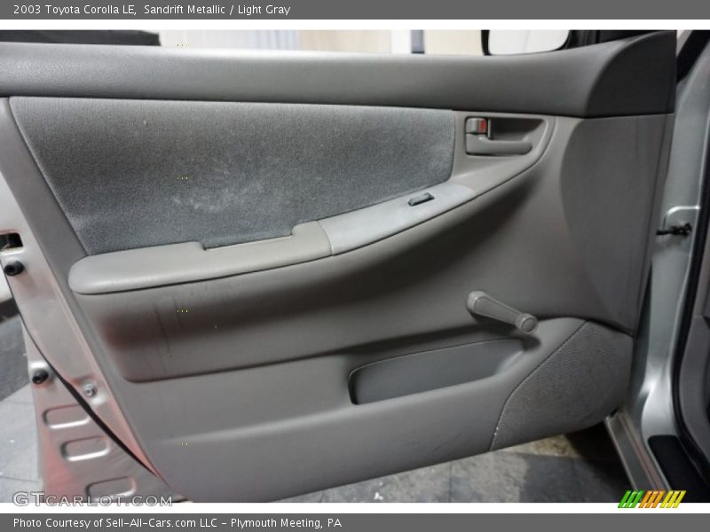 Sandrift Metallic / Light Gray 2003 Toyota Corolla LE