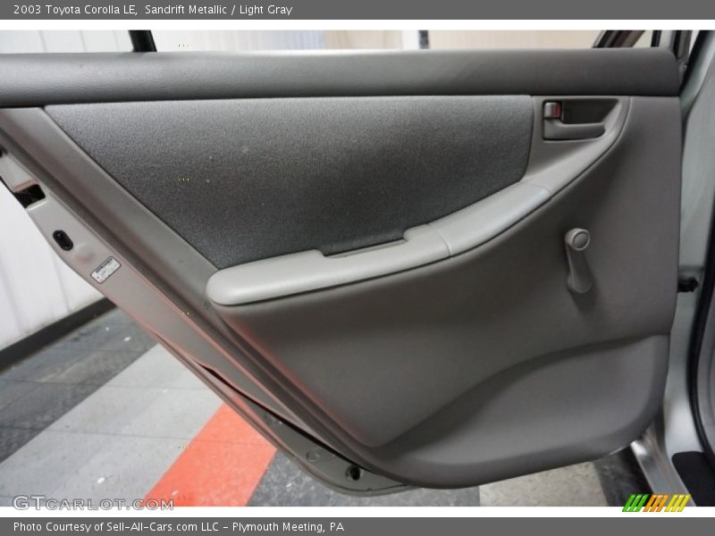 Sandrift Metallic / Light Gray 2003 Toyota Corolla LE