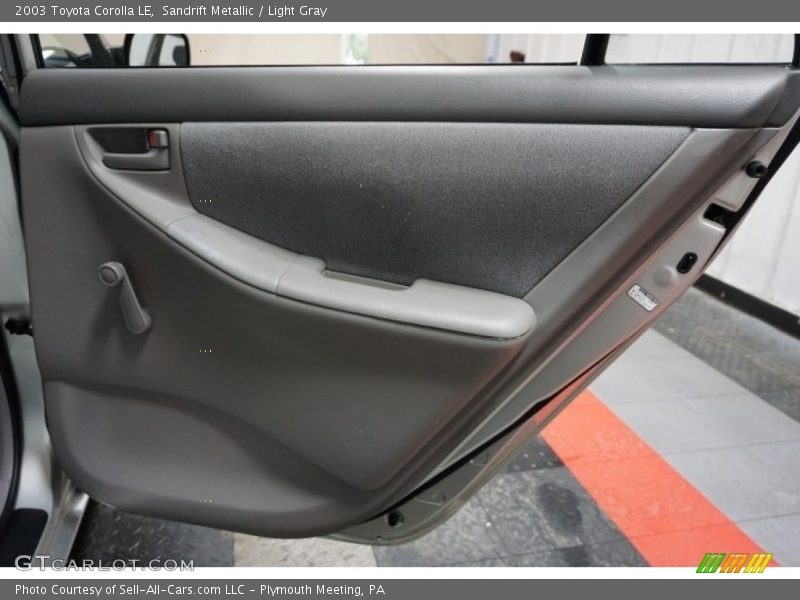 Sandrift Metallic / Light Gray 2003 Toyota Corolla LE