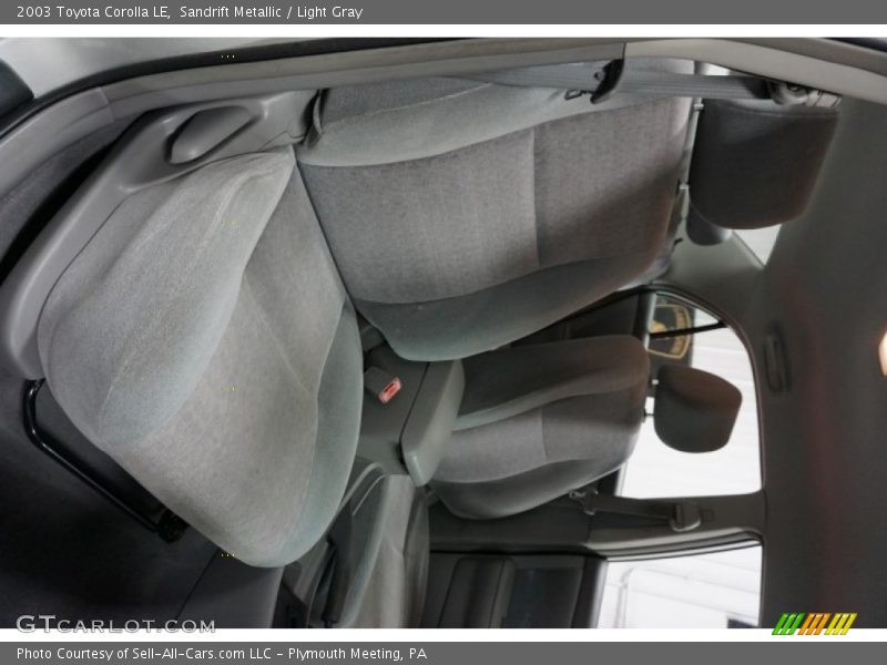 Sandrift Metallic / Light Gray 2003 Toyota Corolla LE