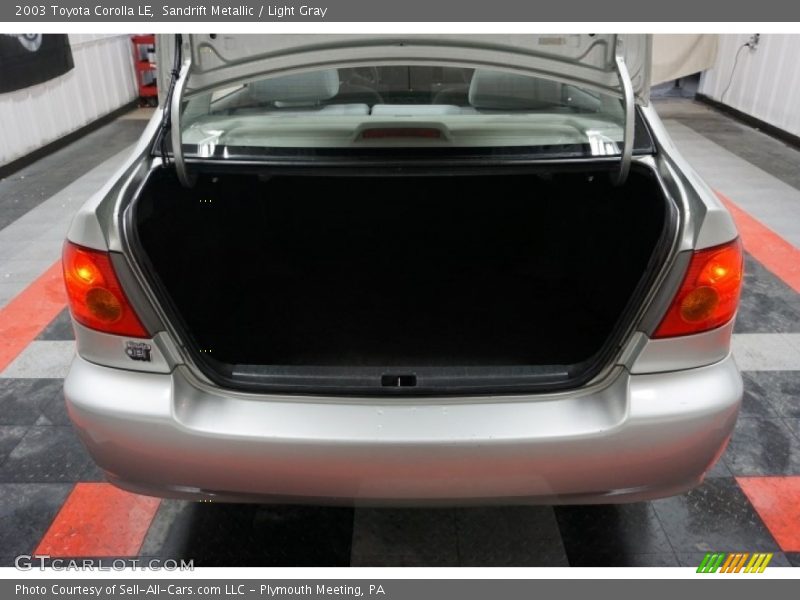 Sandrift Metallic / Light Gray 2003 Toyota Corolla LE