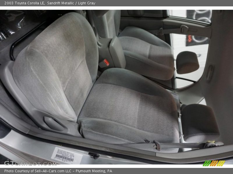 Sandrift Metallic / Light Gray 2003 Toyota Corolla LE