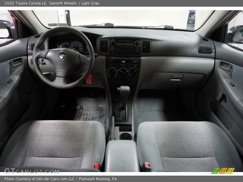 Sandrift Metallic / Light Gray 2003 Toyota Corolla LE