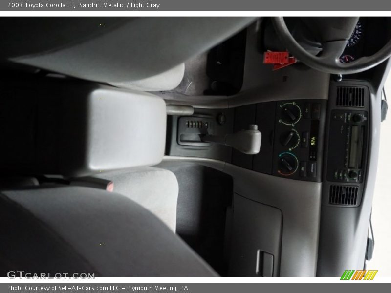 Sandrift Metallic / Light Gray 2003 Toyota Corolla LE