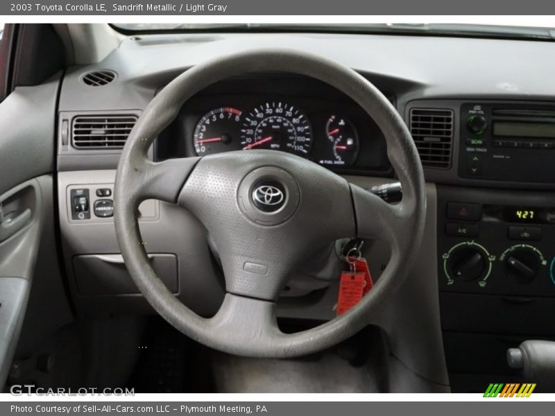 Sandrift Metallic / Light Gray 2003 Toyota Corolla LE