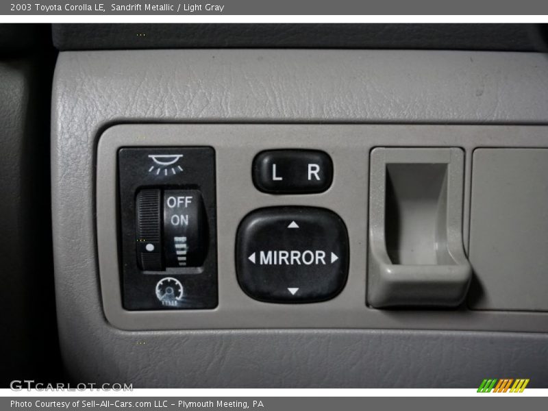 Sandrift Metallic / Light Gray 2003 Toyota Corolla LE