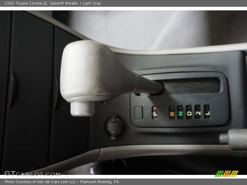 Sandrift Metallic / Light Gray 2003 Toyota Corolla LE