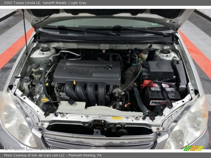 Sandrift Metallic / Light Gray 2003 Toyota Corolla LE