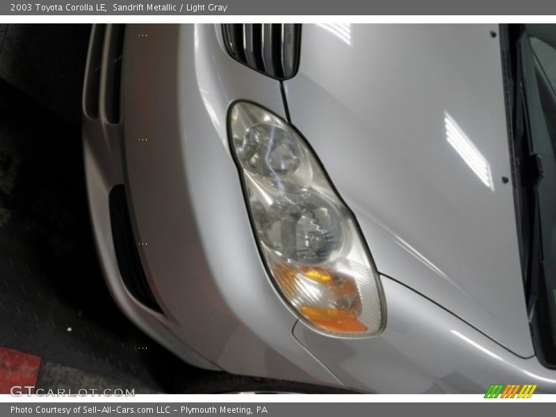 Sandrift Metallic / Light Gray 2003 Toyota Corolla LE