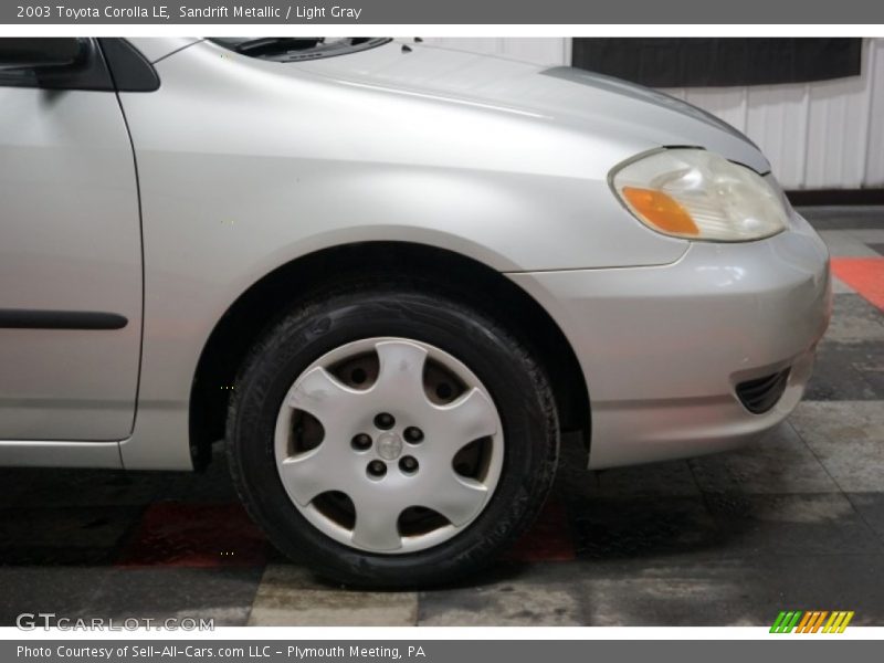Sandrift Metallic / Light Gray 2003 Toyota Corolla LE