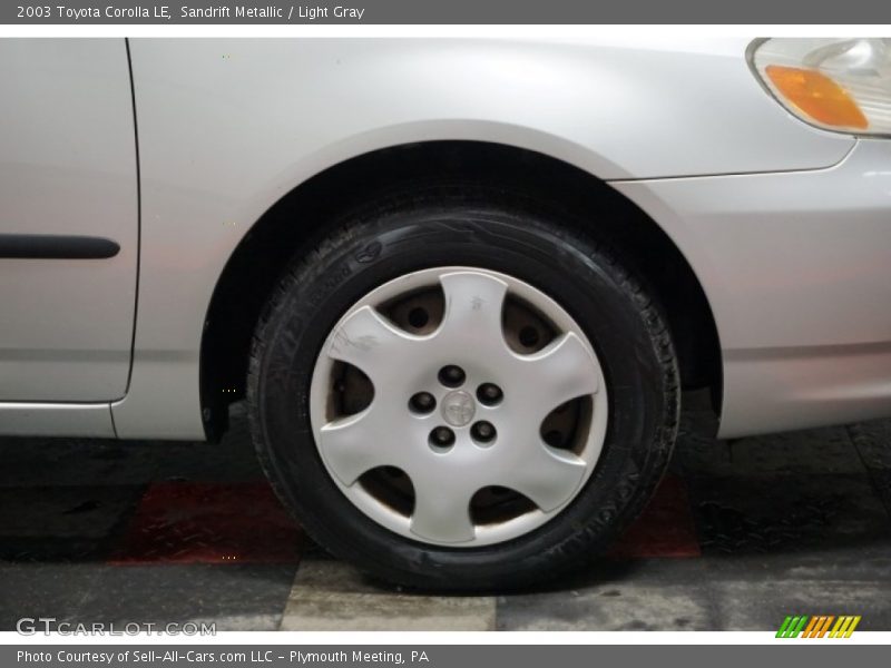 Sandrift Metallic / Light Gray 2003 Toyota Corolla LE