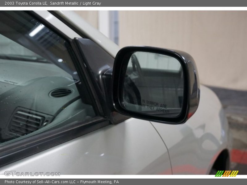 Sandrift Metallic / Light Gray 2003 Toyota Corolla LE