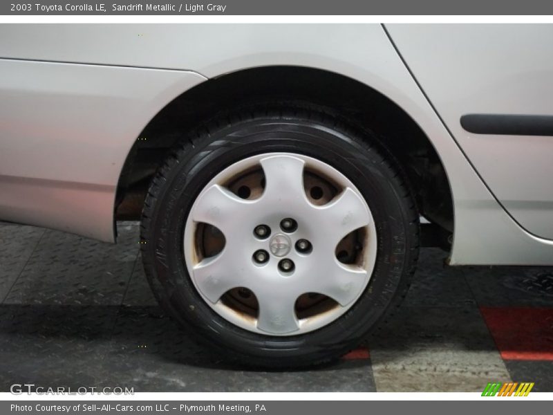 Sandrift Metallic / Light Gray 2003 Toyota Corolla LE
