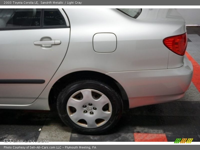 Sandrift Metallic / Light Gray 2003 Toyota Corolla LE