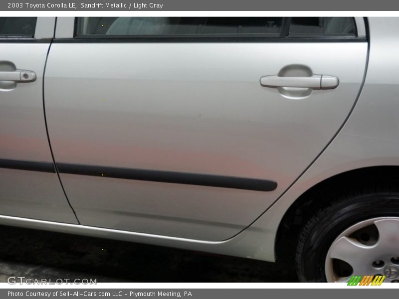 Sandrift Metallic / Light Gray 2003 Toyota Corolla LE