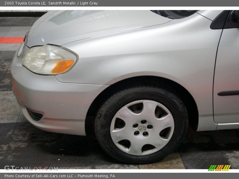 Sandrift Metallic / Light Gray 2003 Toyota Corolla LE