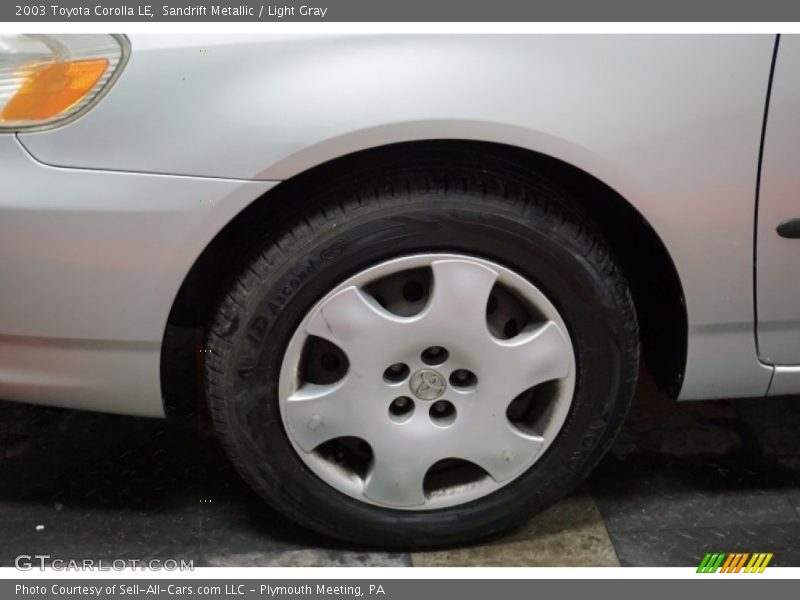 Sandrift Metallic / Light Gray 2003 Toyota Corolla LE