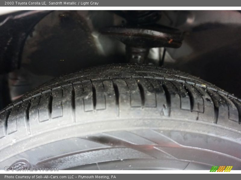 Sandrift Metallic / Light Gray 2003 Toyota Corolla LE