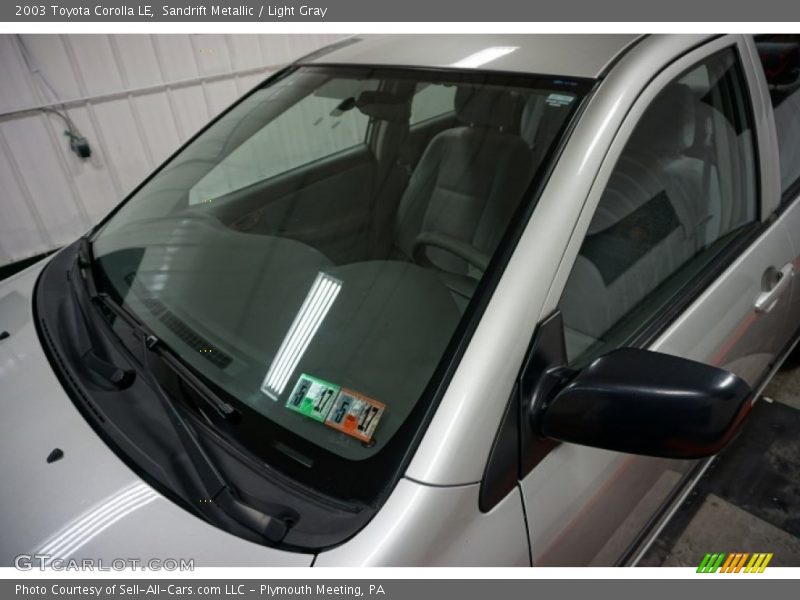 Sandrift Metallic / Light Gray 2003 Toyota Corolla LE