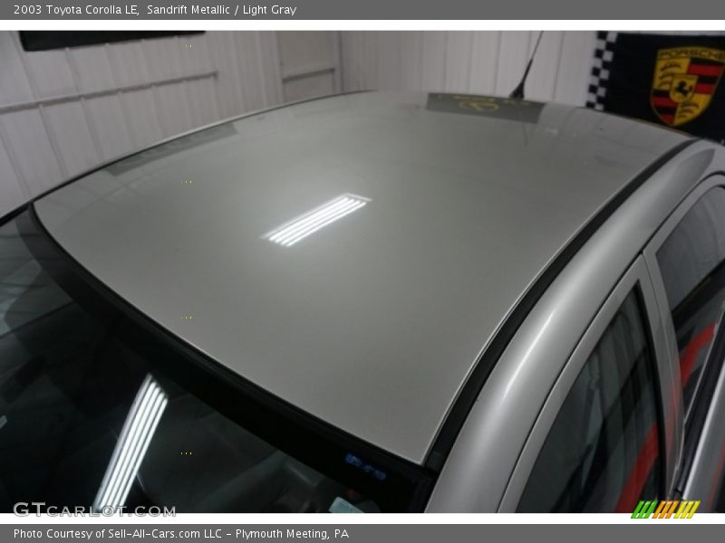 Sandrift Metallic / Light Gray 2003 Toyota Corolla LE