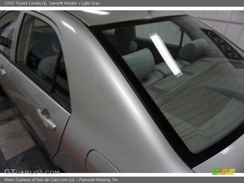 Sandrift Metallic / Light Gray 2003 Toyota Corolla LE